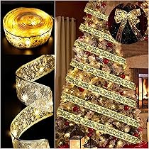 XZXWZX Christmas Tree Topper, LED Star Treetop with Golden